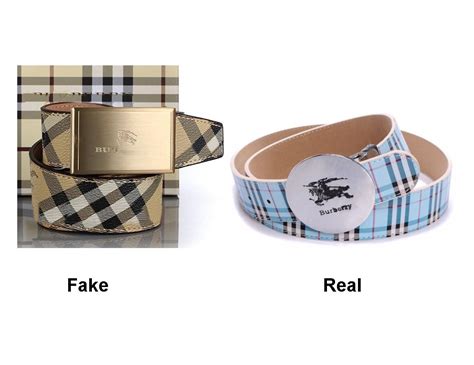 how to spot fake burberry belt|how to identify a burberry.